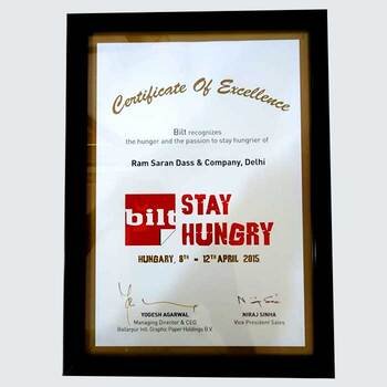 award RSD Papers, BGPPL, Bilt Graphic Paper Private Limited